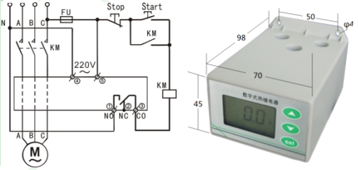 SJD25數字式熱繼電器/電動機綜合保護器2-25A